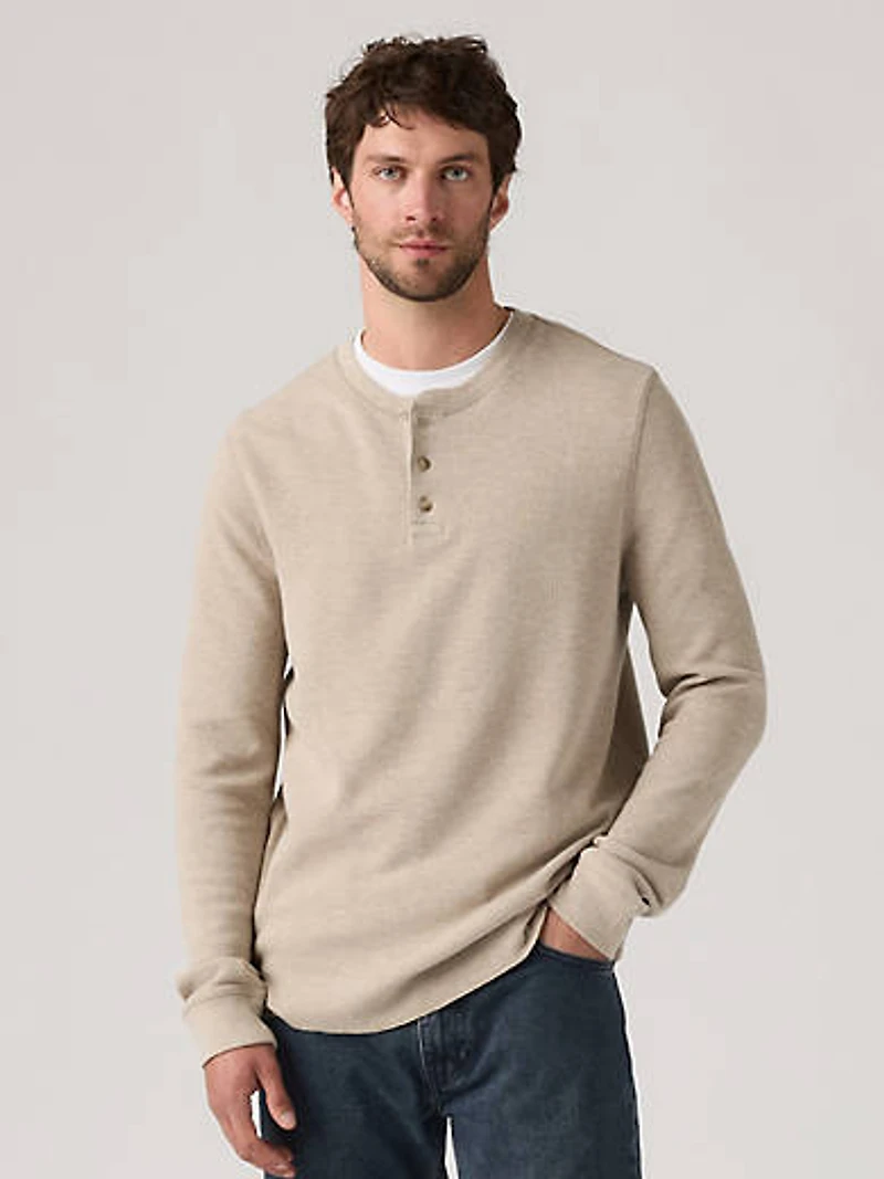 Long-Sleeve Dry Goods Henley