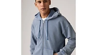 Grunge Wash Arcata Lined Full Zip Sweatshirt