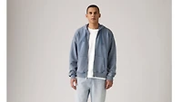 Grunge Wash Arcata Lined Full Zip Sweatshirt