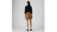 Retro Button Front Skirt