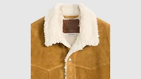 Western Suede Sherpa Tucker Jacket