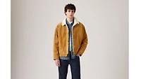 Western Suede Sherpa Tucker Jacket