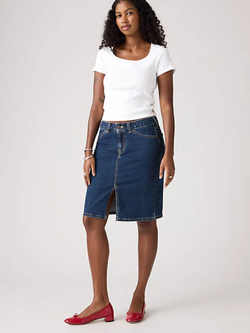 Low Midi Skirt