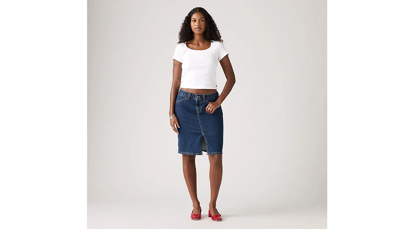 Low Midi Skirt