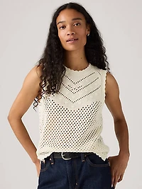 Adrienne Crochet Tank