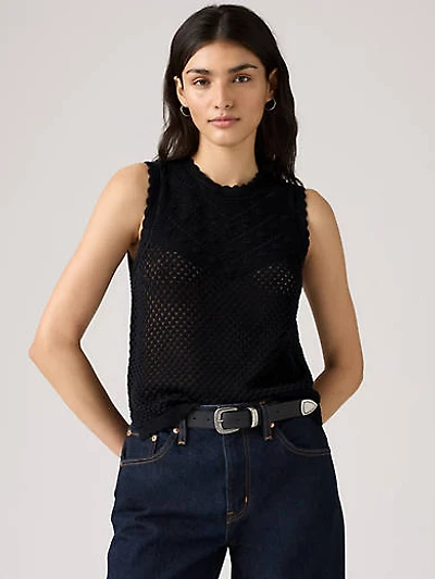 Adrienne Crochet Tank