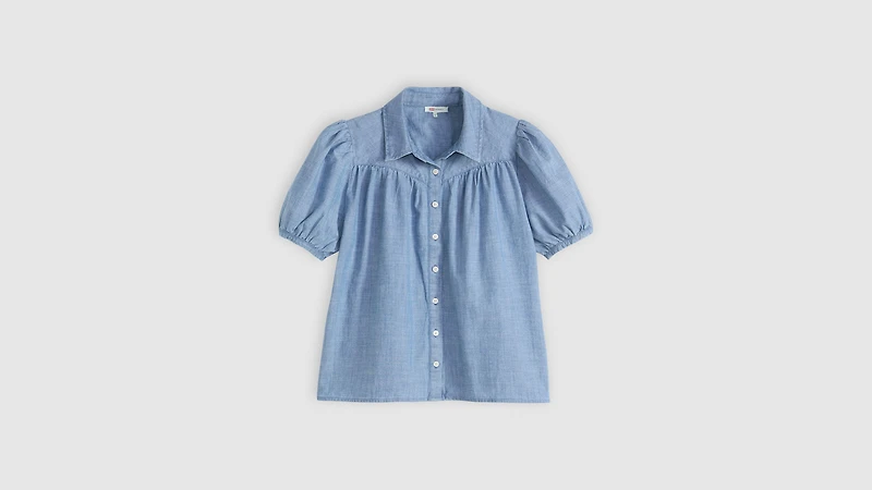 Lea Short-Sleeve Blouse