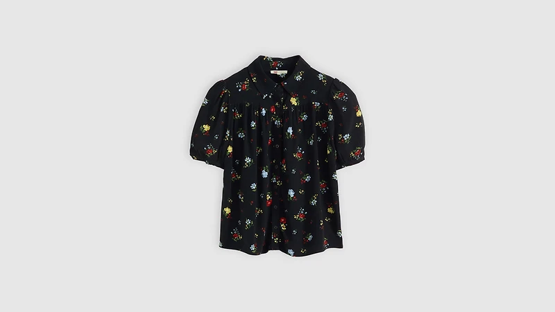 Lea Short-Sleeve Blouse