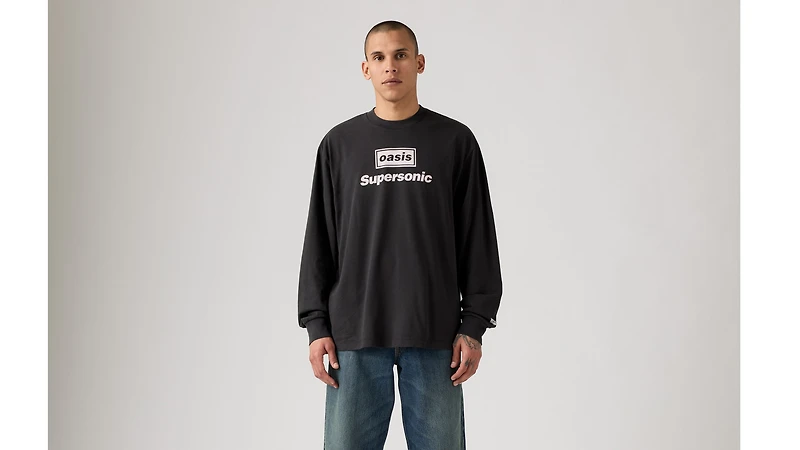 Oasis Long Sleeve Band Tee