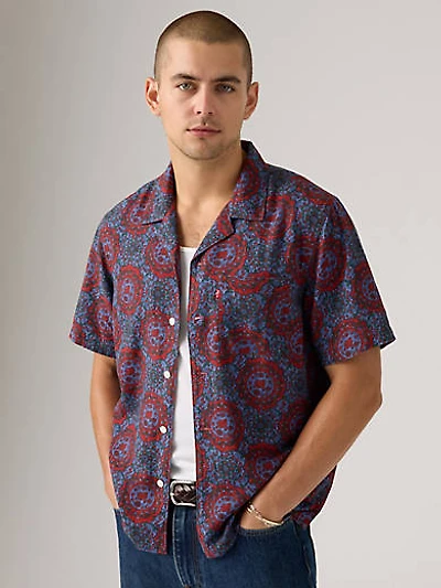 Short-Sleeve Sunset Standard Camp Shirt