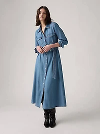 Quincey Long-Sleeve Maxi Dress