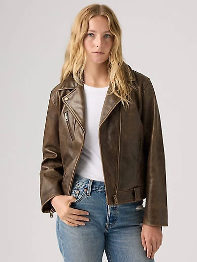 Genuine Leather Moto Jacket