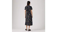 Rosa Short-Sleeve Midi Dress