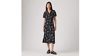 Rosa Short-Sleeve Midi Dress