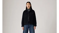 Raglan Sleeve Shirt Jacket