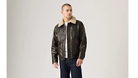Aviator Jacket with Removeable Sherpa Collar