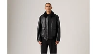 Aviator Jacket with Removeable Sherpa Collar