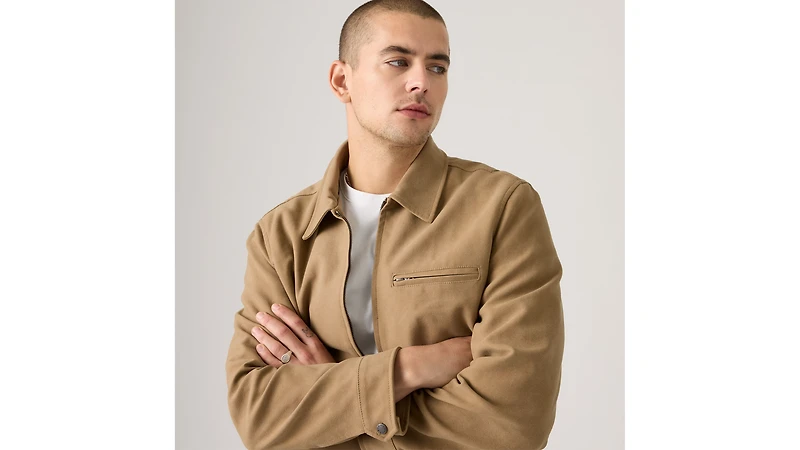 Faux Suede Jacket