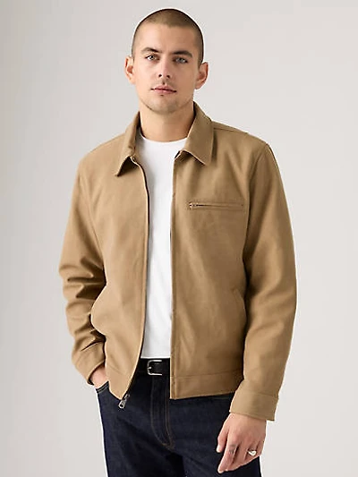 Faux Suede Jacket