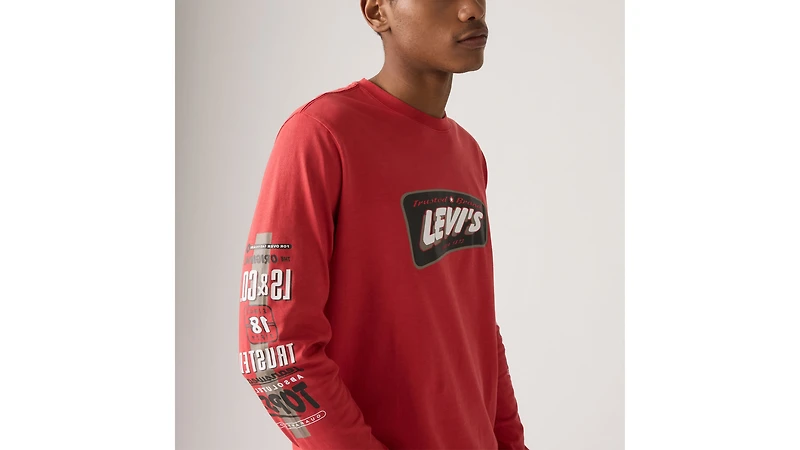 Relaxed Fit Graphic Long-Sleeve T-Shirt