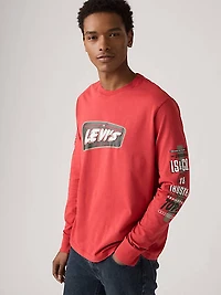 Relaxed Fit Graphic Long-Sleeve T-Shirt