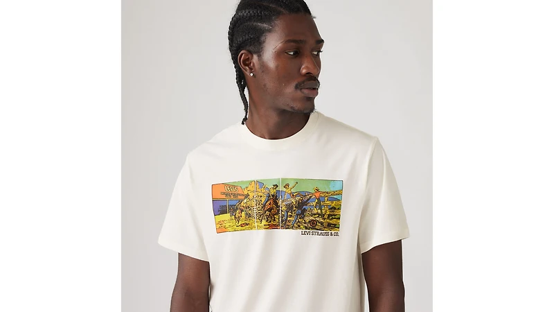 Relaxed Fit Short Sleeve Graphic T-Shirt