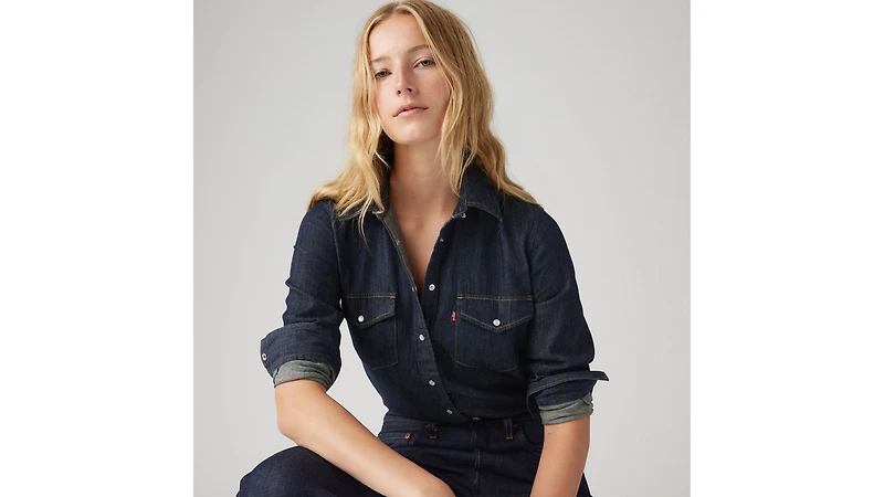 Iconic Western Linen+ Denim Shirt