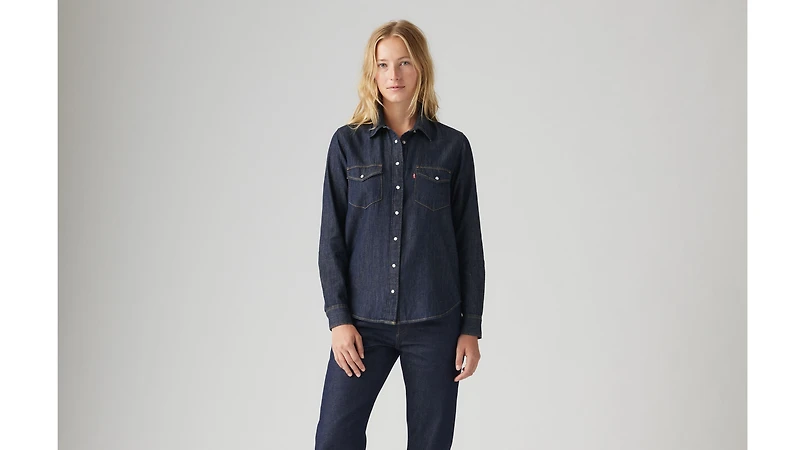 Iconic Western Linen+ Denim Shirt