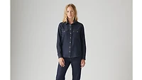 Iconic Western Linen+ Denim Shirt