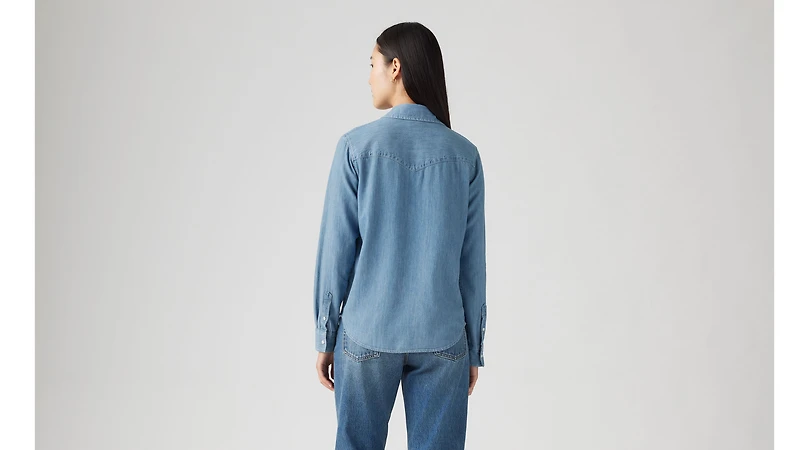 Iconic Western Linen+ Denim Shirt