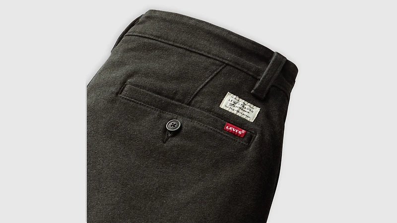 XX Chino Standard Taper Fit Brushed Wool-like Twill Men's Pants