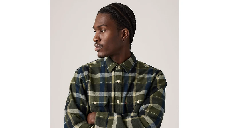 Jackson Worker Flannel Overshirt