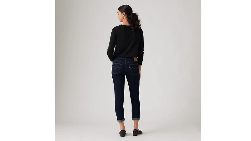 Mid Rise Boyfriend Women's Jeans