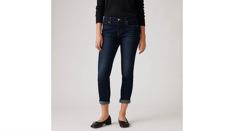 Mid Rise Boyfriend Women's Jeans