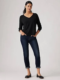 Mid Rise Boyfriend Women's Jeans