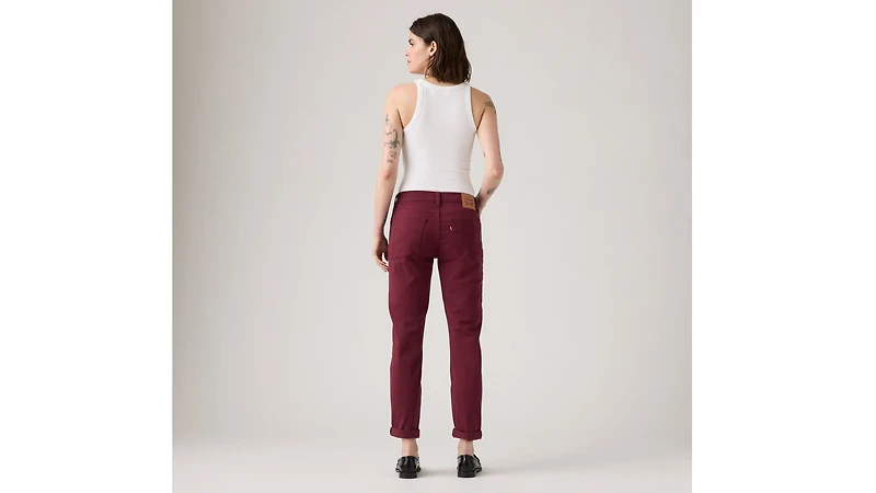 Mid-Rise Boyfriend Women's Pants