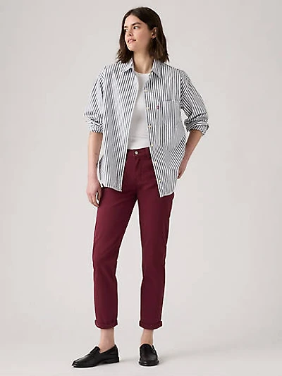 Mid-Rise Boyfriend Women's Pants