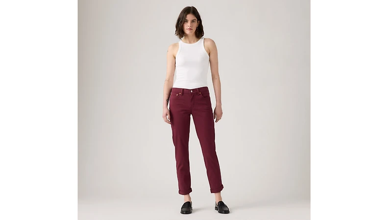 Mid-Rise Boyfriend Women's Pants