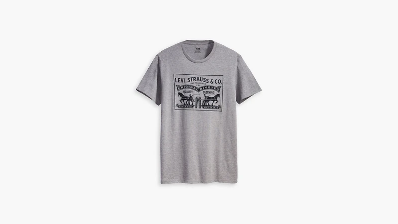 Two Horse Graphic Tee Shirt