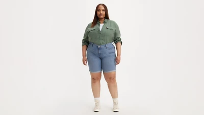 Classic Bermuda Women's Shorts (Plus Size)
