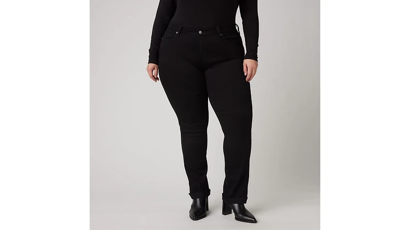 Classic Straight Women's Jeans (Plus Size