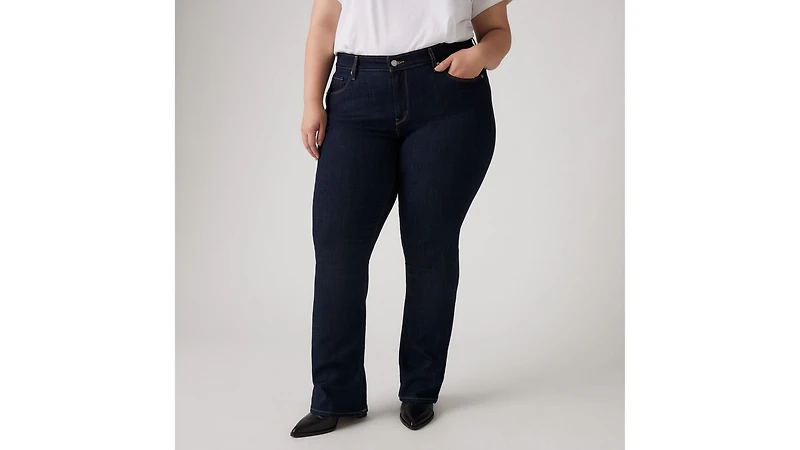 Classic Bootcut Women's Jeans (Plus Size