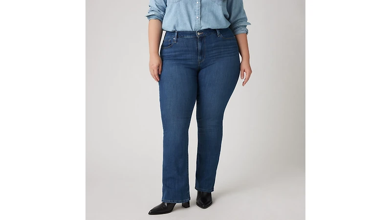 Classic Bootcut Women's Jeans (Plus Size