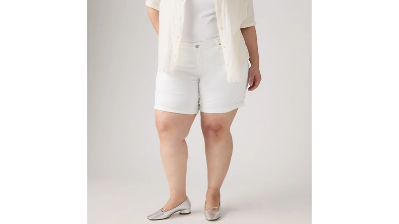 Mid Length Women's Shorts (Plus Size