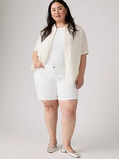 Mid Length Women's Shorts (Plus Size