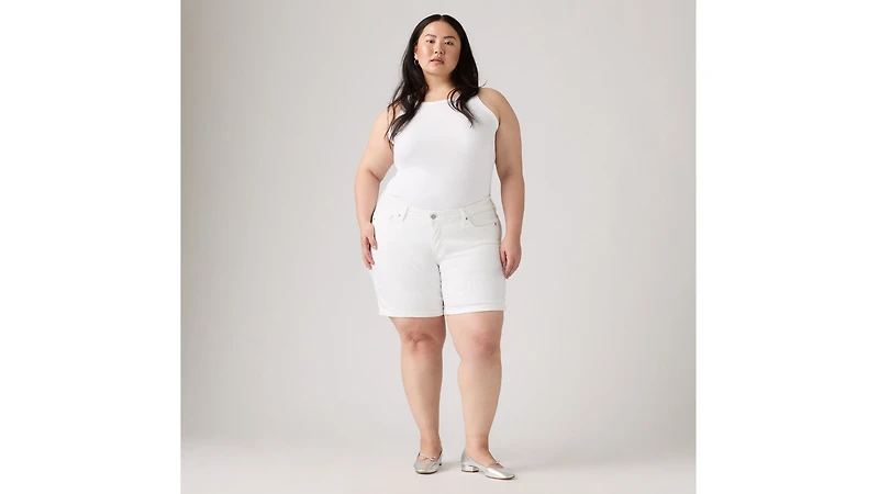 Mid Length Women's Shorts (Plus Size