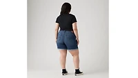 Mid Length Women's Shorts (Plus Size