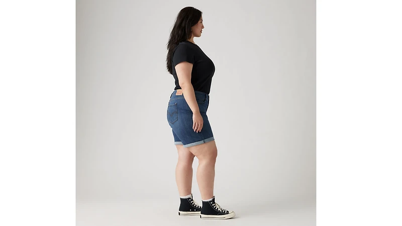 Mid Length Women's Shorts (Plus Size