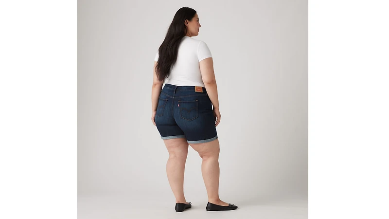 Mid Length Women's Shorts (Plus Size)