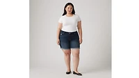 Mid Length Women's Shorts (Plus Size)